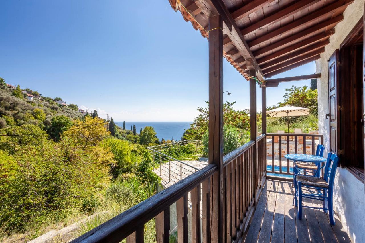 Olea Skopelos Villas With Swimming Pools & Sea View Panormos  外观 照片