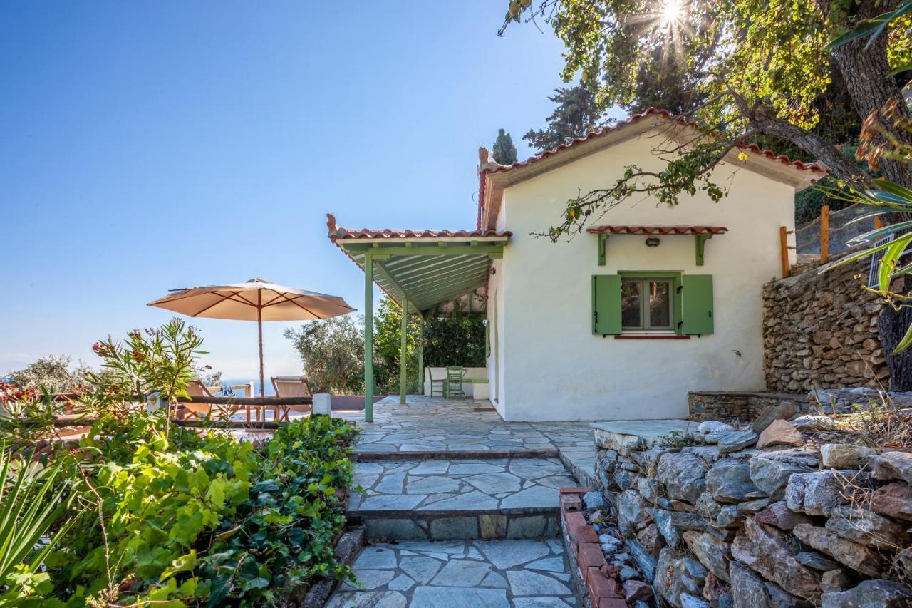 Olea Skopelos Villas With Swimming Pools & Sea View Panormos  外观 照片