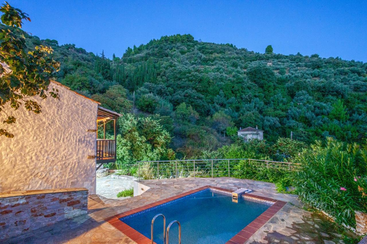 Olea Skopelos Villas With Swimming Pools & Sea View Panormos  外观 照片