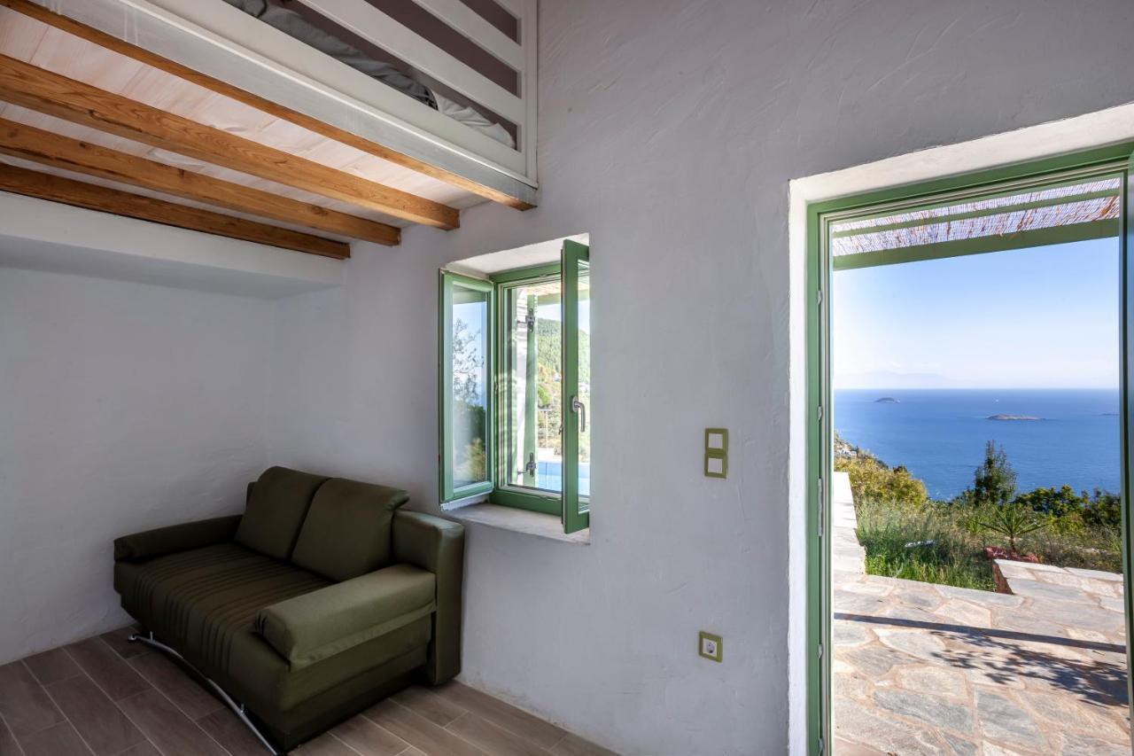 Olea Skopelos Villas With Swimming Pools & Sea View Panormos  外观 照片