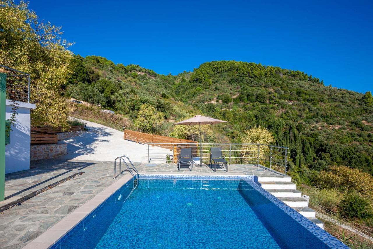 Olea Skopelos Villas With Swimming Pools & Sea View Panormos  外观 照片