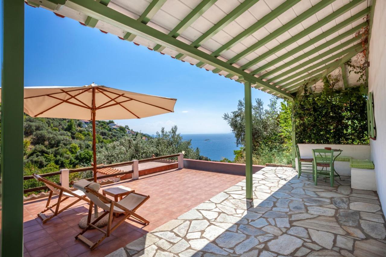 Olea Skopelos Villas With Swimming Pools & Sea View Panormos  外观 照片