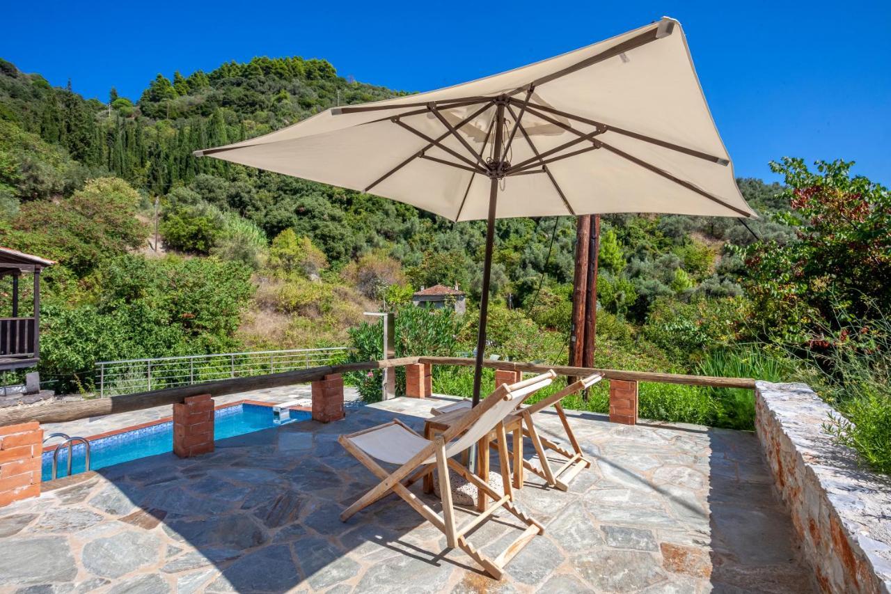 Olea Skopelos Villas With Swimming Pools & Sea View Panormos  外观 照片