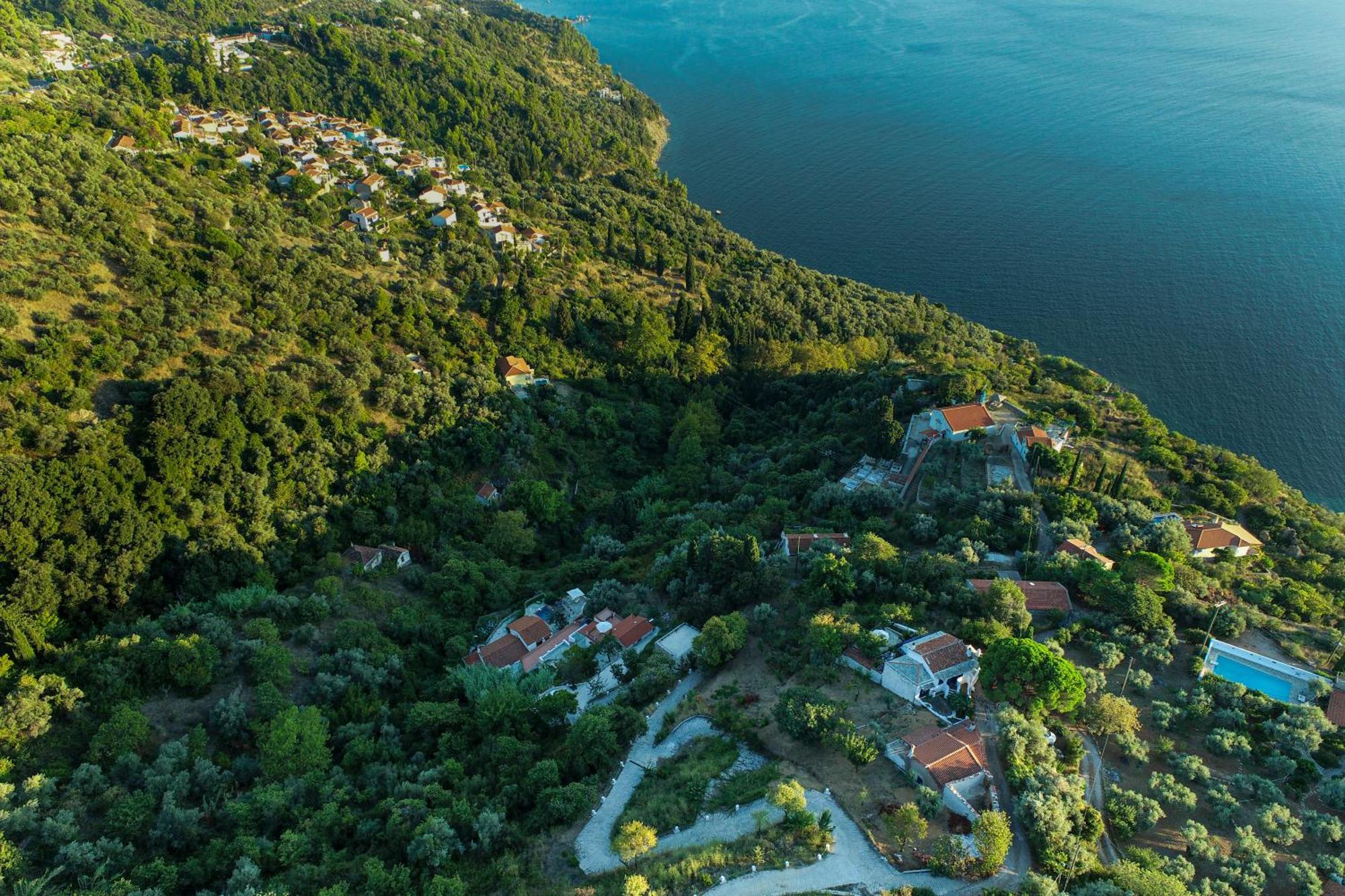 Olea Skopelos Villas With Swimming Pools & Sea View Panormos  外观 照片